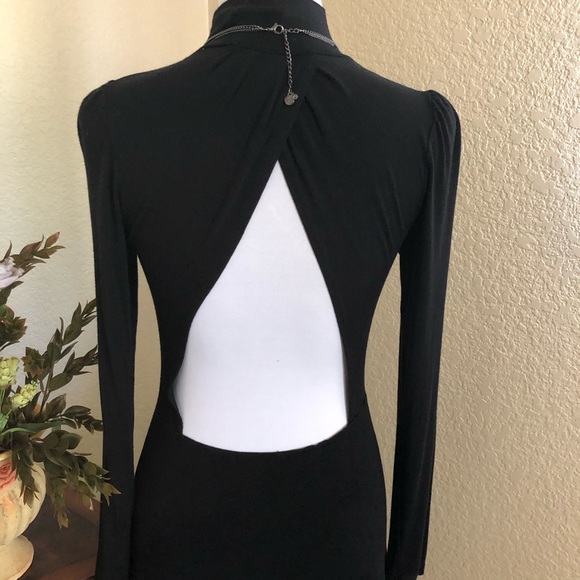 Forever 21 Open Back Mock Neck Long Sleeve Dress - Picture 5 of 8